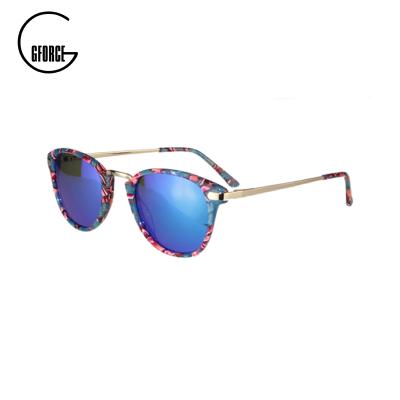 China Fashion Sunglasses Wholesale Italy Design Women Colorful Acetate Frames Shades Polarized Lens Sunglasses for sale