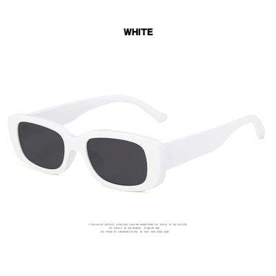 China 2021 Cheap Unisex Designer UV400 PC Square Frame Anti Shading Sunglasses For Women Mens for sale