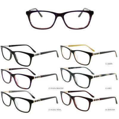 China Fashionable Cheap Eyewear China Eyeglasses Lady Acetate Optical Frames for sale