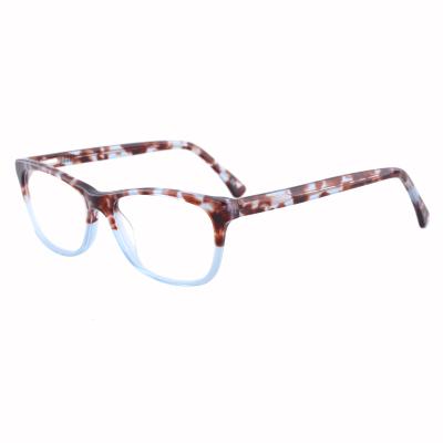 China Magnify Retro Classic Acetate Square Frames Prescription Reading Optical Glass Eyeglasses for sale