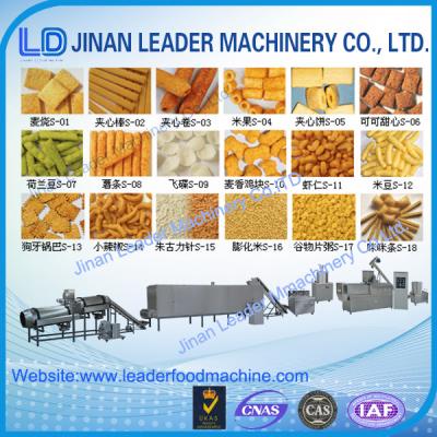 China Puffed snack food processing machine extruded snacks wheat puffing machine for sale