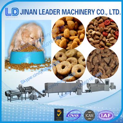 China Multi-functional wide output range pet food production line extruder for sale