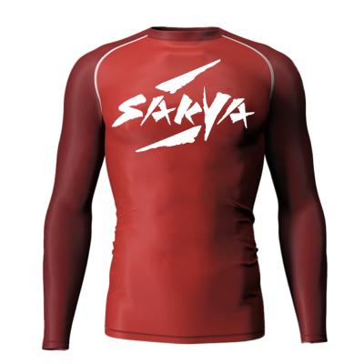 China Long Sleeve Plain Rash Guards No Gi Long Sleeve BJJ Muttahida Majlis-e-Amal Compression Rashguards Shirt For BJJ Guards Muttahida Majlis-e-Amal Workout Rash Guards Gym for sale