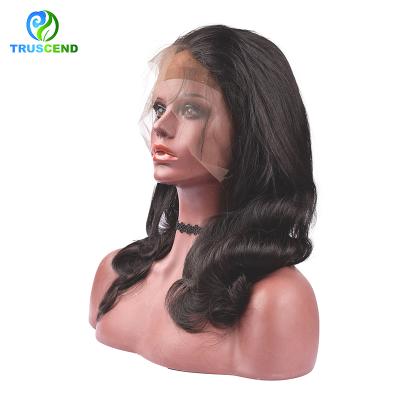 China Wholesale Cheap Human Virgin Human Hair Lace Wigs Silky Straight Front Closure Body Wave Full Wave Brazilian Cuticle Cuticle Aligned Lace Closure Hair Wig for sale