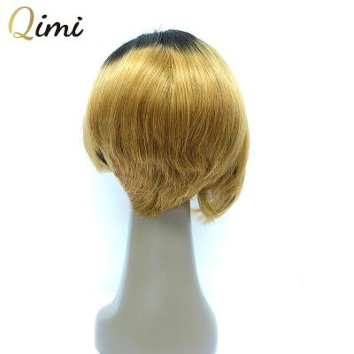 China Wholesale Cheap Silky Straight Wave Pixie Wig For 1b/27 Color Women's Short Lace Front Pixie Cut Wig for sale