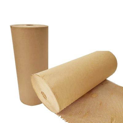 China 100% Recyclable Environmental Degradable Express Packaging Filled With Honeycomb Paper Mesh Paper for sale