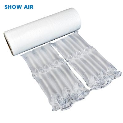 China Shockproof Automatic Air Bubble Wrap Machine Bubble Wrap Air Pillow Packing Column Bags Foil Filling Machine Wine Column Bags for sale