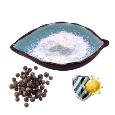 China Functional Ingredients Black Pepper Extract Powder 98% Tetrahydropiperine for sale