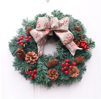 China Touch New Product Natural Fall Weave 40 45 60cm Christmas Wreath Decorative For Front Door for sale