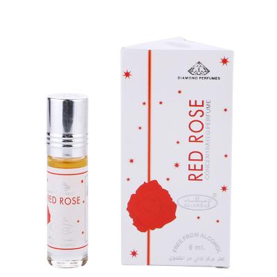 China 6ML Rose body perfume OLU442 factory price body oil red aravic perfume for sale