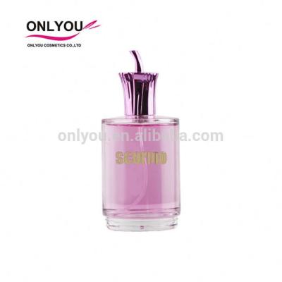 China Glass Bottle OEM Women Perfume/Eau De Toilette With Pumpkin Cap for sale