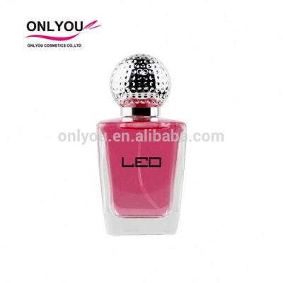 China Glass Bottle 100ml OEM Eau de Cologne LEO Pink Women Perfume for sale