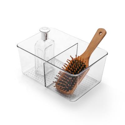 China Viable Hot Sale Plastic Bathroom Clear Desk Organizer for sale