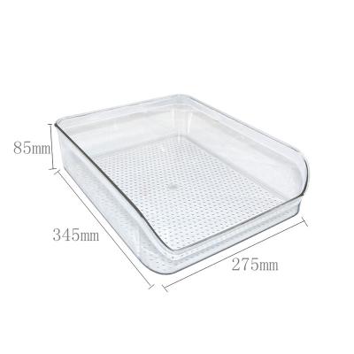 China Sustainable Racks Holders Kitchen Make Up Home Vanity Organizer Plastic Storage Boxes for sale