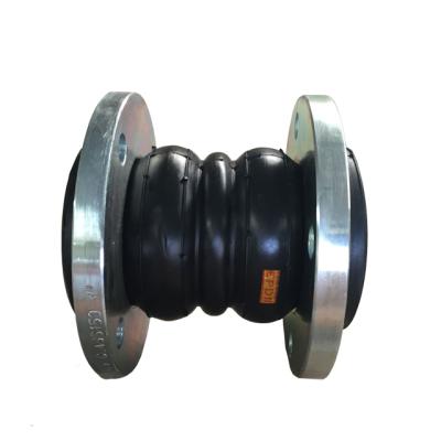 China 40%-50% Galvanized Rubber Flange Pipe Fitting Twin Sphere Expansion Joint for sale