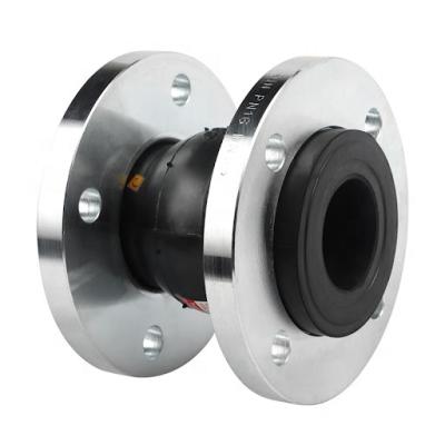 China Large Size Carbon Steel Bellows Coupling Single Sphere Flanged Fluctuating Rubber Expansion Joint Price for sale