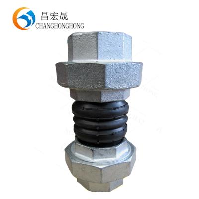 China EPDM Flexible Connector Union Coupling BSPT Type for sale