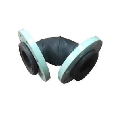 China Flexible EPDM Water Bend Expansion Elbow Flange Rubber Coupling for sale