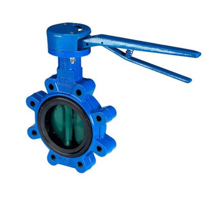 China Wafer General Type Cast Iron Lug Duplex Stainless Steel Butterfly Valves Industrial for sale