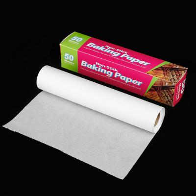 China 30CM x 100m Parchment Baking Paper for Baking Heavy Duty Parchment Paper Roll for sale