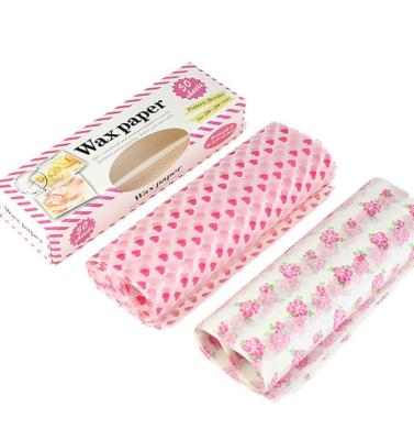 China Greaseproof Wax Paper Food Grade Grease Food Wrappers Paper Wrapping Paper For Bread Sandwich Burger Fries Oilpaper Baking Tools for sale