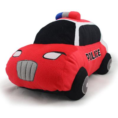 China Plush car plush toy children's birthday gift bed pillow simulation police car stuffed toy car plush pillow wholesale for sale