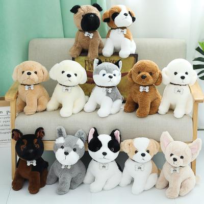 China Cuddly Dolls Stuffed Dog Toy Plush Figure Toy Doll Myna Husky Dog Stuffed Plush Dog Stuffed Dolls Plush Husky Pillow for sale