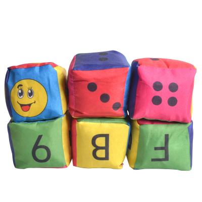 China Wool Cloth Sandbag Children Throwing Games Primary School Children Throwing Sandbag Letter Square Small Sandbag Amusement Toy for sale