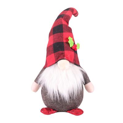 China Chirstmas Decor Christmas Elf Decoration Ornaments Plaid Doll Faceless Thanks Giving Gnomes Play Day Gifts for sale