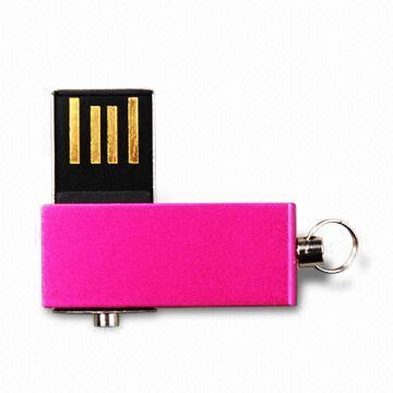 China Super Slim Small Size USB Flash Memory Drive Swivel USB Flash Memory Drive for sale