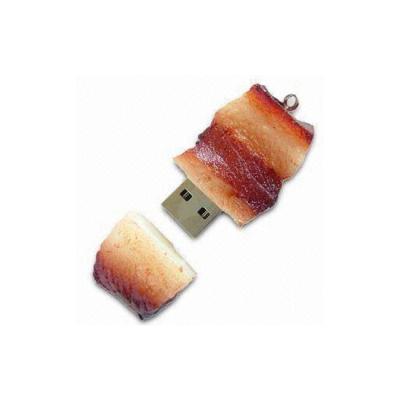 China Food Meat USB Pen Drive For Hotel Gift Fashion Rubber PVC Bacon Meat USB Key, Delicious Food Meat USB Pen Drive For Hotel Gift for sale