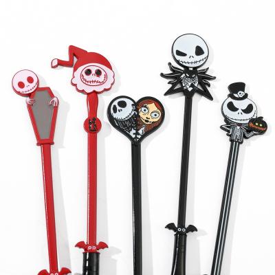 China Flat Brush Halloween Christmas Gift The Nightmare Before Christmas Makeup Brush Set For Women for sale