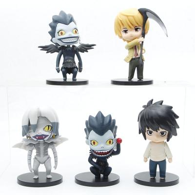 China Anime 5pcs/Set Safe Death Note Figures PVC Action Figure Collection Model Toys for sale