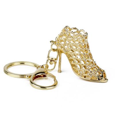 China Metal Fashion Jewelry High Heels Alloy Keychains For Women for sale