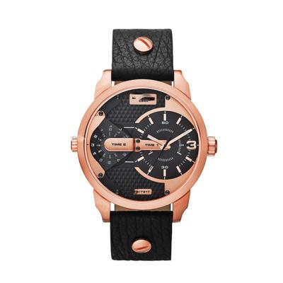 China Chronograph Brand Customize Quartz Casual Reloj Mens Wrist Watches Water Resistant Leather Watch for sale