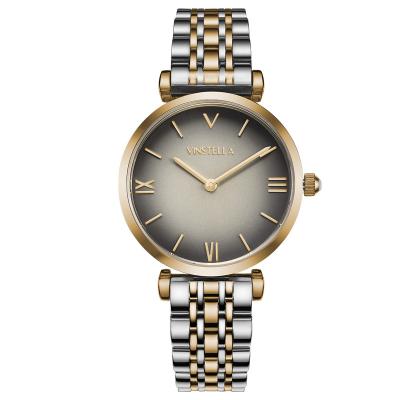 China VA2026 Water Resistant Fashion Women Quartz Water Resistant Glass Casual Business Stainless Steel Cheap Watch With Box for sale