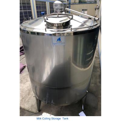 China Food Customized Stainless Steel Storage Tank Yogurt Storage Tank Cooling Tank for sale