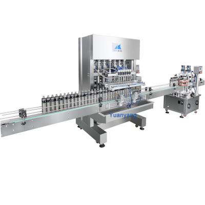 China High Quality Food Filling Machine Six Head Full Automatic Automatic Linear Liquid Piston Fillers for sale