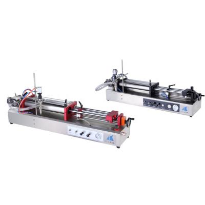 China 100-1000ml Electric Horizontal Double Head Food Liquid Filling Machine , Beverage Filling Machine for sale