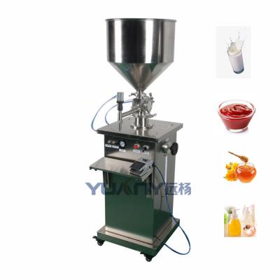 China Food Filling Machine Liquid Semi-automatic Pneumatic Paste Filling Machine For Shampoo Cream Honey for sale