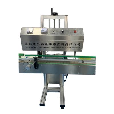 China Food Aluminum Foil Sealing Machine For Induction Plastic Glass Bottles for sale