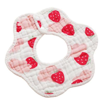 China Wholesale BPA Free Bandana Drool Bibs 8 Pack Muslin Baby Weaning Bib Set Bandana Cotton Baby Bibs for sale