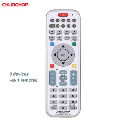 China 8 in 1 Multifunctional Remote Control RM-914E Super Multifunctional 9 in 1 Universal Remote Control for TV-SAT DVD VCD AUX LCD HOM. for sale