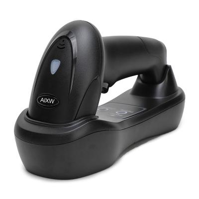 China Amazon Warehouse Use 433MHZ Wireless Outdoor Max 500 Meters 1D Barcode Scanner With Charge Cradle A4 Size for sale