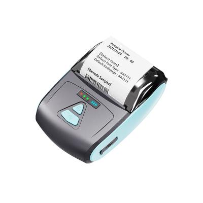 China ESC POS Thermal Line Printer 203DPI GB18030 Font 100KM Print Head Mobile Blue tooth Thermal Receipt Printer 58mm for sale