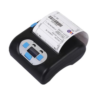 China Cute Design Dual Print QR code 3 inch Thermal Label Printer Android IOS Phone Line Thermal Printer SPP BLE 80mm for sale