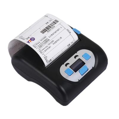 China Light Weight 3 inch Thermal Label Printer USB And Blue Tooth Mini Dual Print QR code Android IOS Phone Line Thermal Printer 80mm for sale