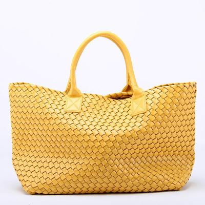 China Luxury Classics Designer Handbag For Women Handmade Female Woven Faux Sheepskin Tote Bags Shoulder Bags Custom Logo for sale