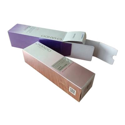 China High Quality Materials Factory Recycled Metallic Paper Cardboard Cosmetic Gift Set Packaging Box With Insert for sale