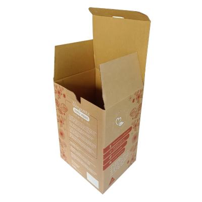 China Top Brown Corrugated Paper Materials Recycled Tuck Clothing Packaging Recycled Packaging Gift Box for sale